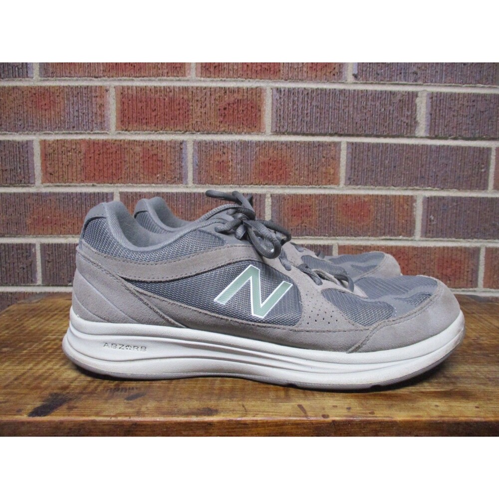 New Balance Mens 877 Walking Gray Suede MW877GT Comfort Shoes Sneakers Size 10 D
